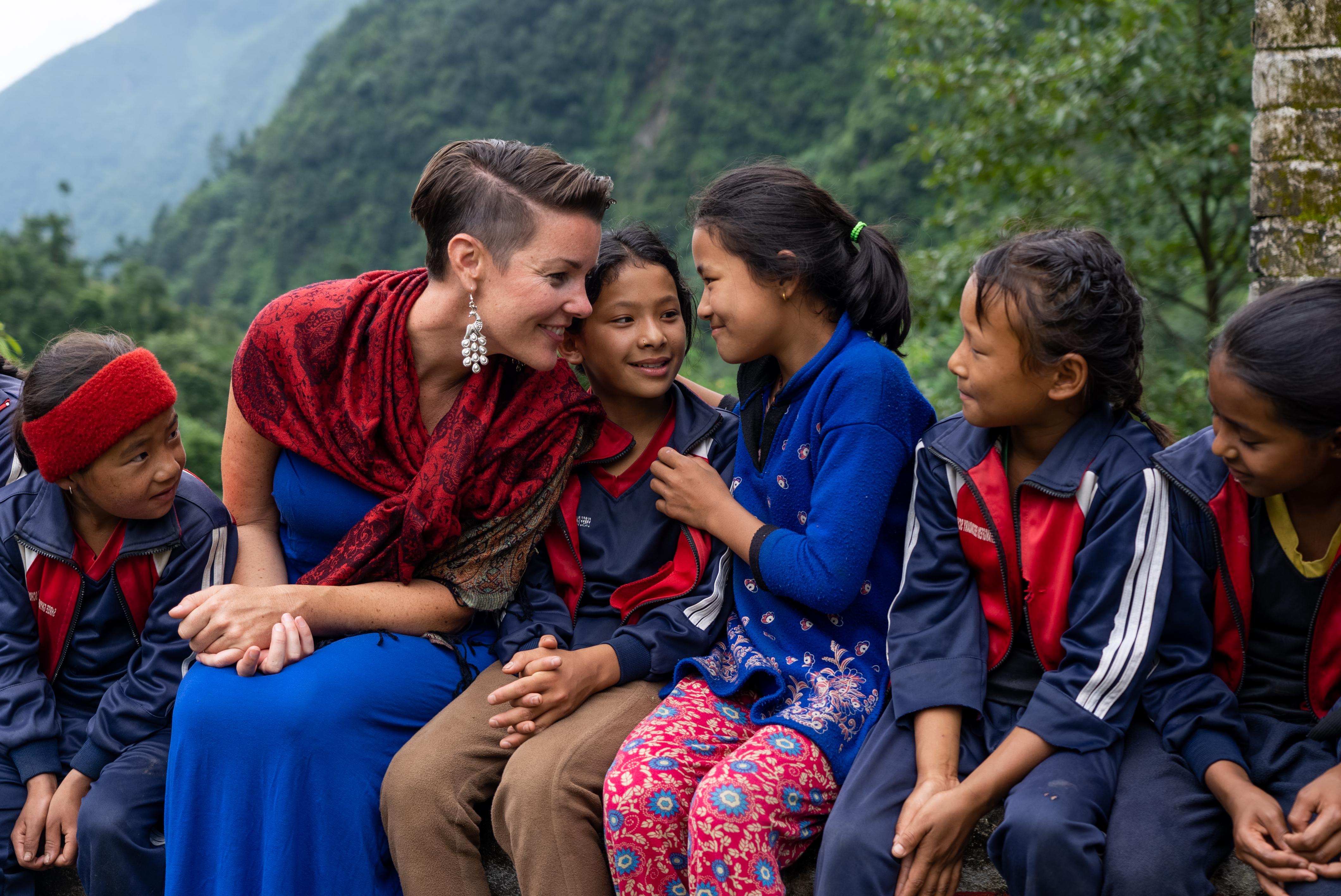 Working with orphans in Nepal